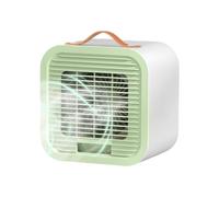 Ventilador Climatizador Ventilador Aire Acondicionado Personal Portátil | Refrigeración recargable de 3 velocidades para casa, viajes, camping al aire libre