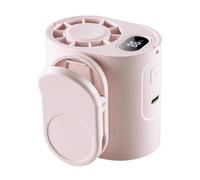 Ventilador Clip On - Pantalla LED de 5 velocidades rotación 360° dispositivo de refrigeración - Ventilador personal recargable con pinza para acampar al aire libre playa deportes oficina senderismo