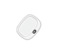 Ventilador colgante de cuello con batería recargable por USB y velocidades ajustables, funcionamiento silencioso, adecuado para flujo de aire cómodo, cintura colgante para exteriores