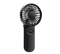 Ventilador colgante de cuello ligero de 5 velocidades con una pantalla digital transparente y cubierta de malla extraíble para una fácil limpieza (negro)