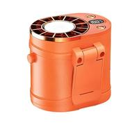 Ventilador con clip - Quieto verano recargable pantalla digital - Ventilador personal portátil con clip - Para casa, escuela, escritorio, coche, cochecito, viaje, camping, exterior, crucero, playa