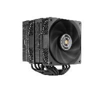 Mars Gaming MCPU-X26PRO, Disipador CPU Dual Tower 350W TDP, 2x Ventiladores 120mm, Rodamientos FDB y Núcleo de Cobre, 6 Heatpipes HCT, Cable Reductor de Ruido, Intel LGA y AMD, Negro