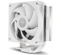 NOX XTREME PRODUCTS HUMMER R-400 White - Disipador CPU por Aire, Ventilador 120mm PWM, TDP 235W, 4 Heatpipes, Compatible Intel/AMD, Silencioso y Eficiente, Blanco
