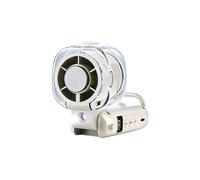 Ventilador con niebla plegable silencioso y recargable | Ventilador pequeño de refrigeración personal para acampar al aire libre, verano, senderismo, pesca, picnic, playa, piscina