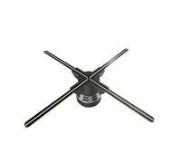 Ventilador con proyector de hologramas 3D, Control Remoto por Wi-Fi, proyector de hologramas for Publicidad Comercial, Tarjeta SD de 32 GB Alto Brillo(100cm)