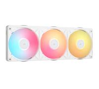 Ventilador Corsair iCUE Link RX360 II Unified Frame Blancas RGB PWM Triplo Ventilador 120mm (360mm) HUB