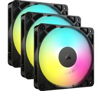 Ventilador Corsair RS120-R ARGB Reverse PWM Negro 120mm (Pack 3)