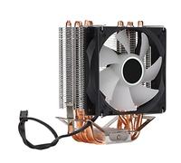 Ventilador CPU Compatible con LGA775/1155/1156/1366/2011 AMD AM2/AM2+/AM3, RGB 90Mm 3 Pines Ventiladores Enfriamiento CPU Computadora Disipación Calor Rápido Silencioso(Soltero)