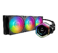 Cooler Master MasterLiquid 360 Ion Refrigeración Líquida - Pantalla LCD2.1", Sistema de Refrigeración AIO, Bomba Doble Cámara GenX, Ventiladores Mobius 120P ARGB, RGB Gen2 Direccionable, LGA1700 & AM5