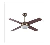 Abrila Ciro Cuero / Nogal - Ventilador De Techo Aspas Normales 220-240 V