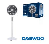 Ventilador daewoo high speed 90w 12' 30cm base redonda - mando