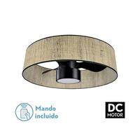 Ventilador DC 24W 70D 3 Aspas 6 Velocidades 2390lm Control Remoto, Memoria y Temporizador - Ideal para refrescar y mejorar la circulación del aire.