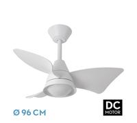 Ventilador dc jaguar 30w 3000lm blanco 96d 3aspas 6vel 3000-4500-6500k