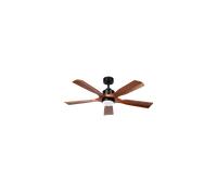 Ventilador Dc Letur 18w Negro/roble 5aspas ABRILA 132 cm