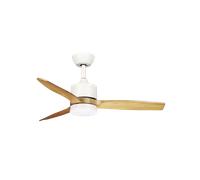 Ventilador Dc Montiel 18w Blanco/haya 3aspas ABRILA