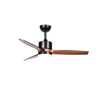 Ventilador Dc Montiel 18w Negro/roble 3aspas ABRILA 106 cm