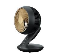 Ventilador dc sobremesa miera negro/haya 20w 8vel oscilacion 3d.remoto