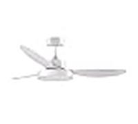 Ventilador dc tulum blanco, 3 aspas, 25w led 3000-4000-6000k, al.39xd.