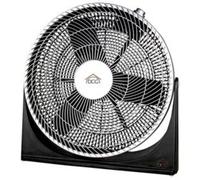 Ventilador DCG Eltronic CRB1240 50 cm 110 W 3 velocidades negro plata