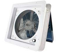 Ventilador de 11 pulgadas CE de 3 velocidades con LED for RV, accesorio de ventilación for RV, ventilador de 12 voltios for ventana de caravana y camping