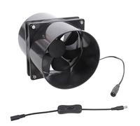 Ventilador de 12 V para refrigeración de invernadero y extracción de humos, potente ventilador soplador