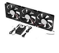 Ventilador de 120 mm y 3000 RPM con controlador for servidores de 12 cm, 12 V y 220 V.(E/*U Plug,5 Fans Hydraulic)