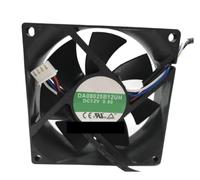 Ventilador de 4 cables 8025 DA08025B12UH DC12V 0,50A 80 * 80 * 25MM 8CM