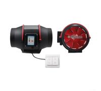 Ventilador de 40W para Cocina y Baño Ventilador de 40W para Cocina | Motor robusto 40W, flujo de aire 310m³/h, ideal humos cocina, interruptor doble velocidad