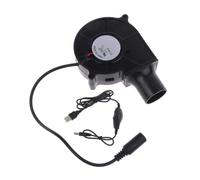 Ventilador de 75 mm con controladores de velocidad USB para rack de servidor, centro de datos, equipo de barbacoa, ventilador de refrigeración ajustable