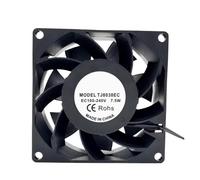 Ventilador de 80 mm TJ8038EC 110 V ~ 220 x 38 Ventiladores axiales CA