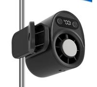 Ventilador de abrazadera, ajustable, recargable, mini ventilador de abrazadera de 100 velocidades, para festivales de música, ciclismo, viajes, camping, golf, playa, transporte público