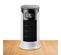 Ventilador de aire acondicionado - ABS 11,61 x 6,1 pulgadas | Ventilador de aire acondicionado portátil con rendimiento silencioso, tanque de agua de 300 ml, velocidades ajustables, temporizador