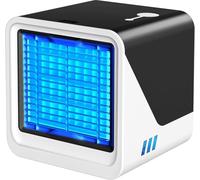 Ventilador de aire acondicionado con 3 velocidades, filtro y humidificador reemplazables, ventiladores de refrigeración portátiles silenciosos y rápidos que soplan aire frío, enfriador de aire