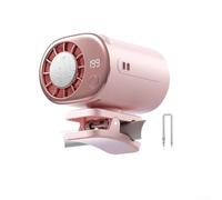 Ventilador de aire acondicionado con pantalla LED para coche, rotación de 360 grados, dispositivo de refrigeración portátil para mini, sistema de enfriamiento semiconductor, ventilador inalámbrico