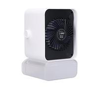 Ventilador De Aire Acondicionado Desmontable, 2 En 1 Enfriador De Aire De Escritorio Ventilador De Pulverización De Tiempo Recargable Por USB Modos De 3 Velocidades Ventilador De Enfriamiento De Humid