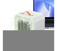 Ventilador de aire acondicionado, dispositivo de refrigeración personal, mini enfriador recargable, ajuste de de 3 velocidades, operaciones silenciosas portátiles para dormitorio, dormitorio