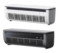 Ventilador de Aire Acondicionado inalámbrico portátil montado en la Pared, Montaje en Pared sin Taladro y Uso Dual de Escritorio, Enfriador de Punto inalámbrico Recargable USB-C de 6000 mAh, 3