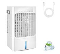 Ventilador de aire acondicionado portátil, mini ventilador de refrigeración por evaporación
