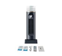 Ventilador de aire acondicionado, ventiladores de refrigeración que soplan aire frío, enfriador de espacio, dispositivos fríos, sin aspas, humidificador evaporativo silencioso con temporizador y