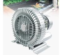 Ventilador De Aire Comercial, Ventiladores Extractores, Soplador De Anillo De Vórtice Monofásico De Alta Presión, Soplador Regenerativo Para Acuicultura Para Soplado O Succión De Aire 120W/0.16HP