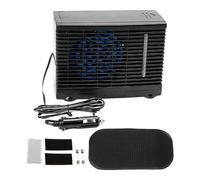 Ventilador de aire para vehículo, soplador de mesa, forma de circulador de escritorio ornamentado de 12 V, contorno vibrante de movimiento de aire lleno de agua, concepto de viaje de cabina refinado