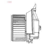Ventilador de aspiración, aire habitáculo DENSO DEA09203