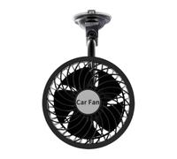 Ventilador de automóviles de la copa de succión - Ventilador de automóviles de 12 V, circulación de aire portátil | poderosos accesorios de automóviles recargables para hombres y mujeres