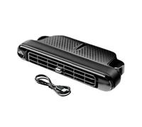 Ventilador de automóviles para asiento trasero: dispositivo de enfriamiento ajustable de 3 velocidades, circulador de aire tranquilo | Monte del reposacabezas portátil para comodidad del pasajero, via