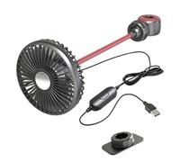Ventilador De Automóviles Portátiles, Configuración Ajustable De 3 Velocidades, 5W, Refrigerador USB Del Vehículo, Ventilador De Enfriamiento Del Asiento DeI Automóvil, Conveniencia Alimentada Por USB