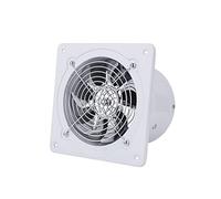 Ventilador de baño de 150mm de diámetro, ventilador axial, ventilador de cocina, baño, silencioso, ventilador de ventilación de 6 pulgadas/ 220V, de pared o techo en el baño (blanco)