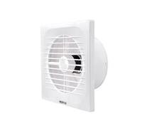 Ventilador de baño potente y silencioso for ventana, pared, cocina, vidrio, hogar, con válvula antirretorno(25.2 * 25.2cm)