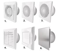 Ventilador de baño Ventilador Ventilador de pared Ventilador ∅100 / ∅120mm...