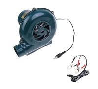 Ventilador de barbacoa 12 V 20 W 2800 r/min soplador de aire con conducto de hierro portátil manual para accesorios de parrilla de camping