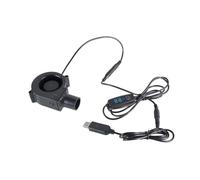 Ventilador de barbacoa 7530 5 V 3000 RPM USB con cable de 280 cm para picnic, velocidad de cocción, ventilador de ajuste de cable de alimentación largo